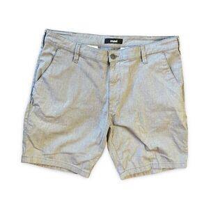 Mavi Shorts Men's Size 38 Gray Chino Golf Casual Flat Front